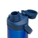 CamelBak - Thrive Chug 0.75L - A drink bottle in blue with a wide mouth, a flip-top cap, and a spout, featuring a logo on the side.