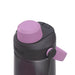 CamelBak - Thrive Chug 0.75L - A drink bottle in black with a purple lid and spout, featuring a logo on the side.