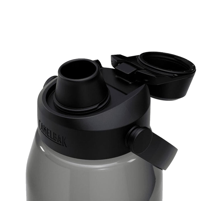 CamelBak - Thrive Chug 1.5L - A drink bottle in grey featuring a black lid and spout, with a logo on the side.
