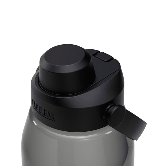 CamelBak - Thrive Chug 1.5L - A drink bottle in grey with a black lid and spout, featuring a branding logo on the side.