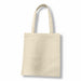 440gsm Kensington Recycled Cotton Tote Bag - A cream-coloured tote bag with two handles and a plain design. It has a logo on one side.