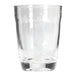 Glass Carry Cup - A glass carry cup in clear glass, featuring a rounded design and a smooth finish.