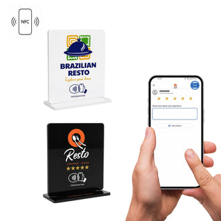 NFC Acrylic Menu Stand -