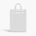 8L Insulated Reusable Bag - A white insulated reusable bag with two handles, featuring a simple design. It has a logo on the front.