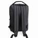 Tessa Soft PU Backpack - A black soft PU backpack featuring padded shoulder straps and a top handle for easy carrying.