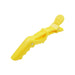 Anti-Slip Positioning Alligator Clip - A yellow anti-slip positioning alligator clip with a textured grip and a logo on its surface.