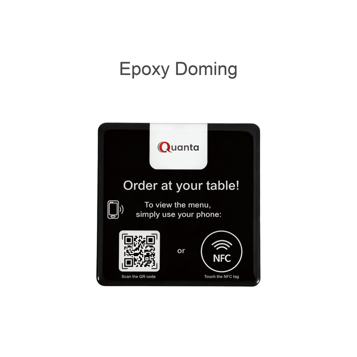NFC Epoxy Food Ordering Desk Tag - Custom Promotional Product