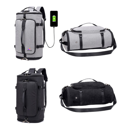 Convertible Bucket Backpack Duffel Bag - Custom Promotional Product