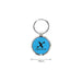 NFC Epoxy Round Tag with Metal Keyring - Custom Promotional Product