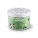 Air Freshener – Jasmine - A round, white container of jasmine air freshener with a floral design and a branding logo.