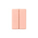 Folding 7 Compartment Pills Box - A folding pills box in a soft pink colour with seven compartments and a logo on the surface.