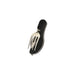 Camping Cutlery - A stainless steel camping cutlery set with a fork and knife, featuring a black handle and branding on the side.