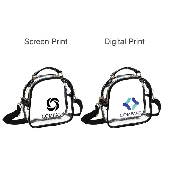PVC Clear Waterproof Crossbody Bag - Custom Promotional Product