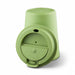 Karvo Kuppa – EcoBlend - A drink bottle with a green eco-friendly design and a flip-top lid. It features a logo on its side.