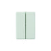 Folding 7 Compartment Pills Box - A pale green folding pill box with seven compartments and a small logo on the surface.
