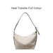 Dumpling Canvas Tote Bag - A light beige canvas tote bag with a brown strap and a logo, featuring a simple, stylish design.