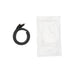 100W Magnetic Round Braided Charging Cable - A 100W magnetic round braided charging cable in black, accompanied by a clear packaging bag.