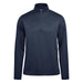 Men's Volante H2X-DRY 1/4 Zip Pullover - A dark navy men's pullover featuring a 1/4 zip, long sleeves, and a logo on the front.