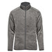 Men's Yosemite Full Zip Fleece Jacket - A full zip fleece jacket in a heather grey colour with a high collar and a logo on the chest.