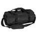 Stormtech Gear Bag Small - A black duffle bag with adjustable straps and a logo, featuring a zippered opening and sturdy handles.