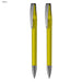 COBRA MM Deluxe Pen Gift Set - A set of two yellow pens with silver accents, featuring a sleek design and a clip.