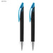 Aster Signature Pen Gift Set - Aster Signature Pen Gift Set featuring two black pens with light blue accents and a logo.