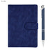 Rewiz Notebook and Pen Gift Set - A dark blue notebook with a clasp and a matching pen, part of the Rewiz Notebook and Pen Gift Set.