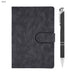 Rewiz Notebook and Pen Gift Set - A black notebook with a clasp and a matching pen. Both items are part of a gift set for office use.