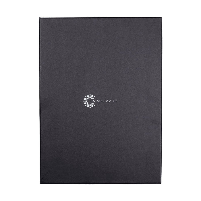 Umbrella & Tumbler Gift Set - A black box featuring a logo, likely containing an umbrella and tumbler gift set.
