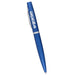 Chicago Pen & Bottle Opener Keyring Gift Set - A blue pen with a logo, featuring a sleek design and silver accents.