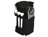 Tournament Golf Pack - A black golf accessory pack featuring a zippered bag, tees, and a golf gadget with a logo.