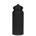 Festive Essentials Set - A black drink bottle with a screw-on lid and a matte finish, featuring a logo on the side.