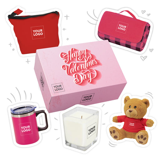 Custom Gift Box - Happy Valentine'S Day Box - Custom Promotional Product