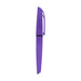 Gear Pen Highlighter - A purple pen highlighter with a sleek design and a clip, featuring a logo on its body.