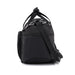 High Sierra Travel Duffel - A black travel duffel bag featuring a zippered main compartment and a detachable shoulder strap, with some branding visible.