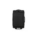 High Sierra Cross Season Pro Wheeled Duffle (55cm) - A black wheeled duffle bag with multiple zippered compartments and a handle for easy transport.