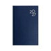 Penguin A5 Day to Day Diary - A navy blue A5 day-to-day diary featuring a textured pattern and a year indicator on the cover, along with a logo.