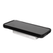 The Mason Wireless Charging Powerbank 5000mAh - A wireless charging power bank in white with a sleek design supporting a black smartphone on top.