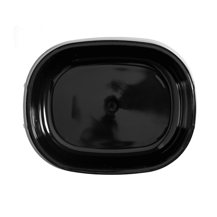 The Lunch Box 800ml - A black rectangular lunch box with a smooth interior and rounded edges, featuring a subtle logo.