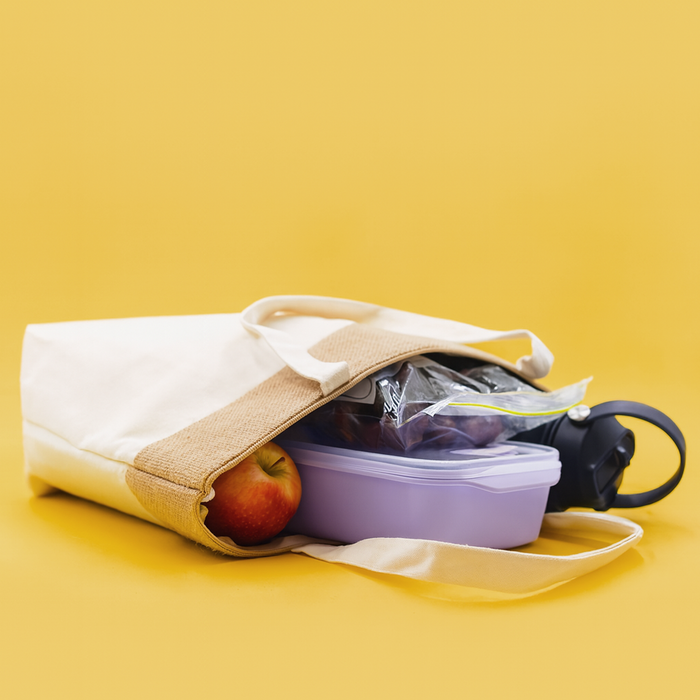 The Brooke Jute and Cotton Cooler Bag - Custom Promotional Product