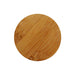 Round Bamboo Bottle Opener - A round bamboo bottle opener with a smooth, natural wood finish. It features a simple, circular design.