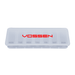 Doctor Pill Box - A transparent weekly pill box with compartments for each day, featuring a red logo.