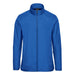 Men's Pacifica Full Zip Jacket - A blue full zip jacket with a stand-up collar and raglan sleeves. Features a logo on the chest.
