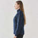 Women's Pacifica Thermal Jacket - A women's thermal jacket in navy blue, featuring a zippered front and a modern cut, with a logo.