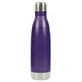 Classic 500ml Water Bottle - A drink bottle in a rich purple shade with a stainless steel cap, featuring a smooth, sleek design and a logo.