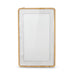 Primo Power Bank - A power bank with a bamboo frame and smooth white surface, featuring a logo on the front.
