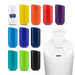 Esplanade Coffee Cup by The Line Edit. - A collection of brightly coloured drink bottles in various shades, featuring a lid and a branding logo on one.