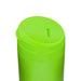 Esplanade Coffee Cup by The Line Edit. - A drink bottle in bright green with a flip-top lid and a smooth finish. Features a logo.