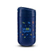 Esplanade Coffee Cup by The Line Edit. - A reusable coffee cup in navy blue featuring a playful design and a lid. It includes a logo on the front.