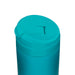 Esplanade Coffee Cup by The Line Edit. - A drink bottle with a teal exterior and a sliding lid. It features a logo on the surface.